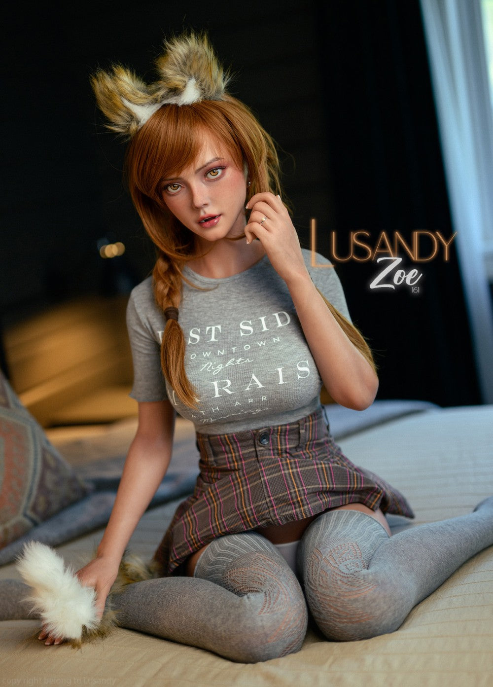 Zoe Sexdocka (Lusandy Doll 161cm D-kupa Silikon)