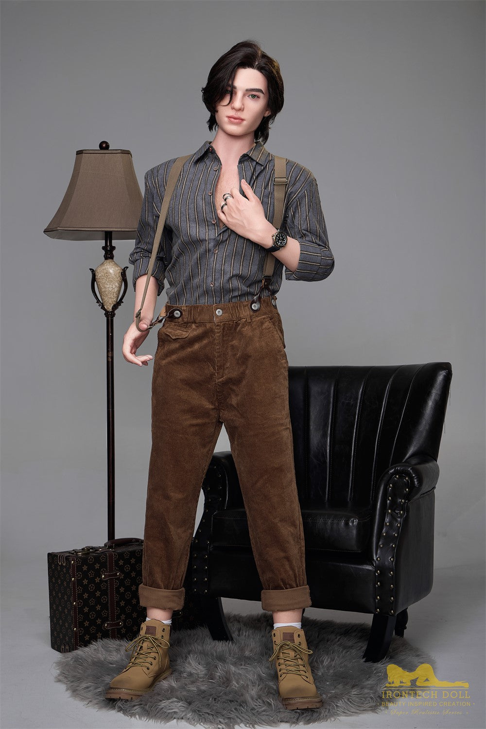 Lalka płci męskiej Lucasa (Irontech Doll 170 cm M9 Silikon)