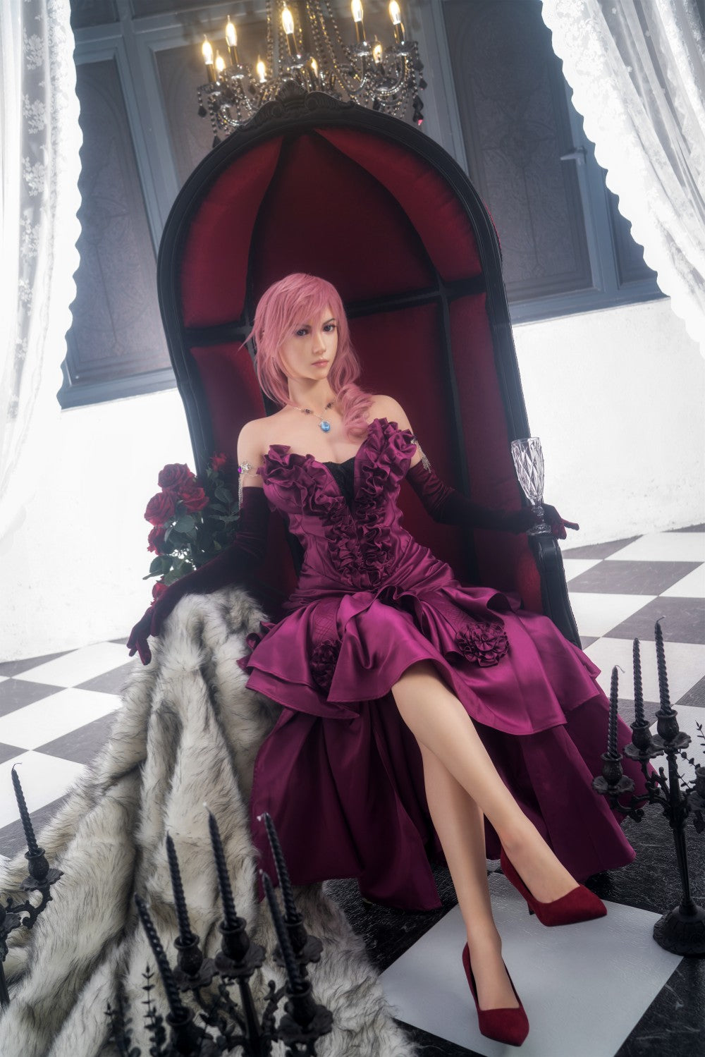 Lightning Sex doll (Game Lady 171cm g-cup No.19 silicone)