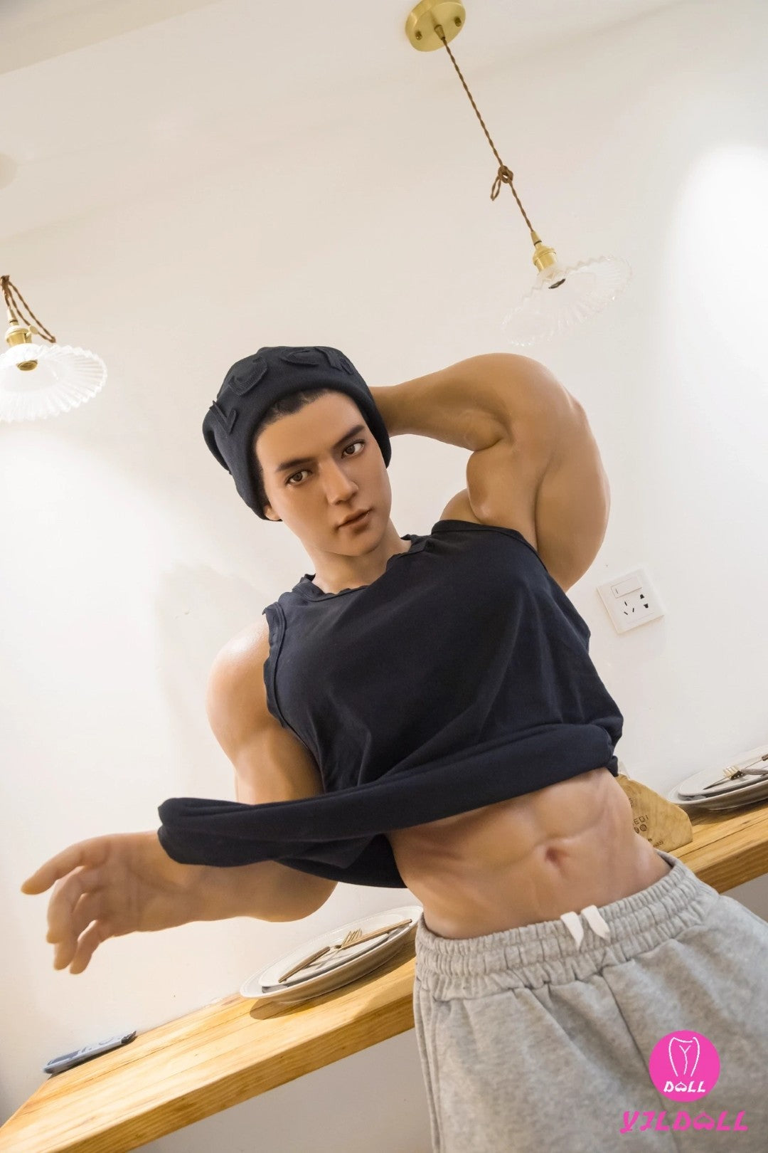 Lalka płci męskiej Richarda (YJL Doll 180cm MD012 Silikon)