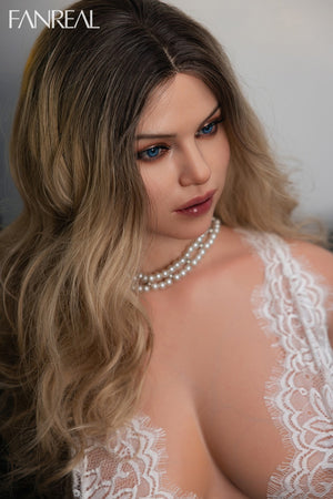 Carlee Torso Sexdocka (FanReal Doll 95cm G-kupa Silikon)