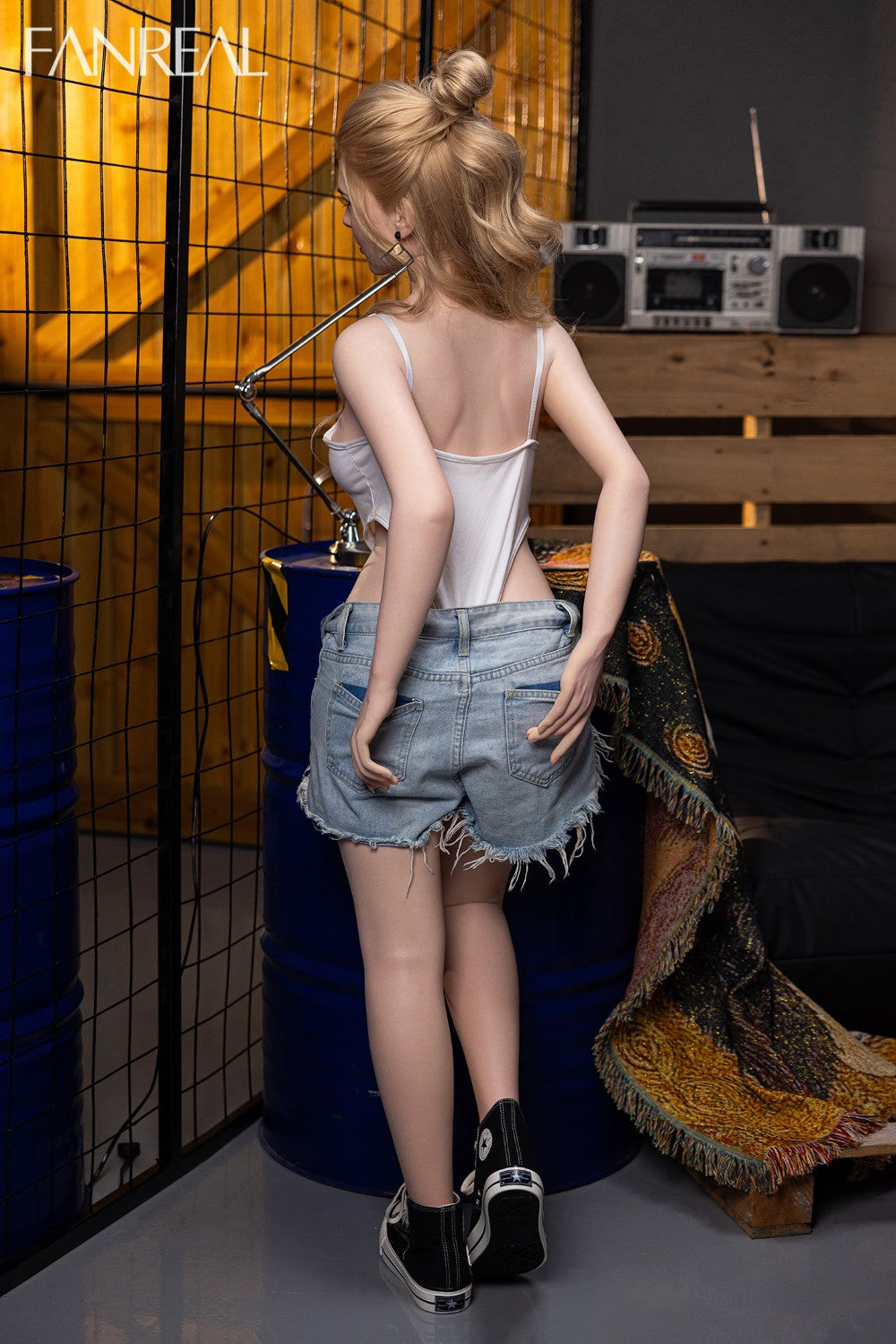 Lalka seksu Gina (FanReal Doll 155cm F-cup RST Silikon)