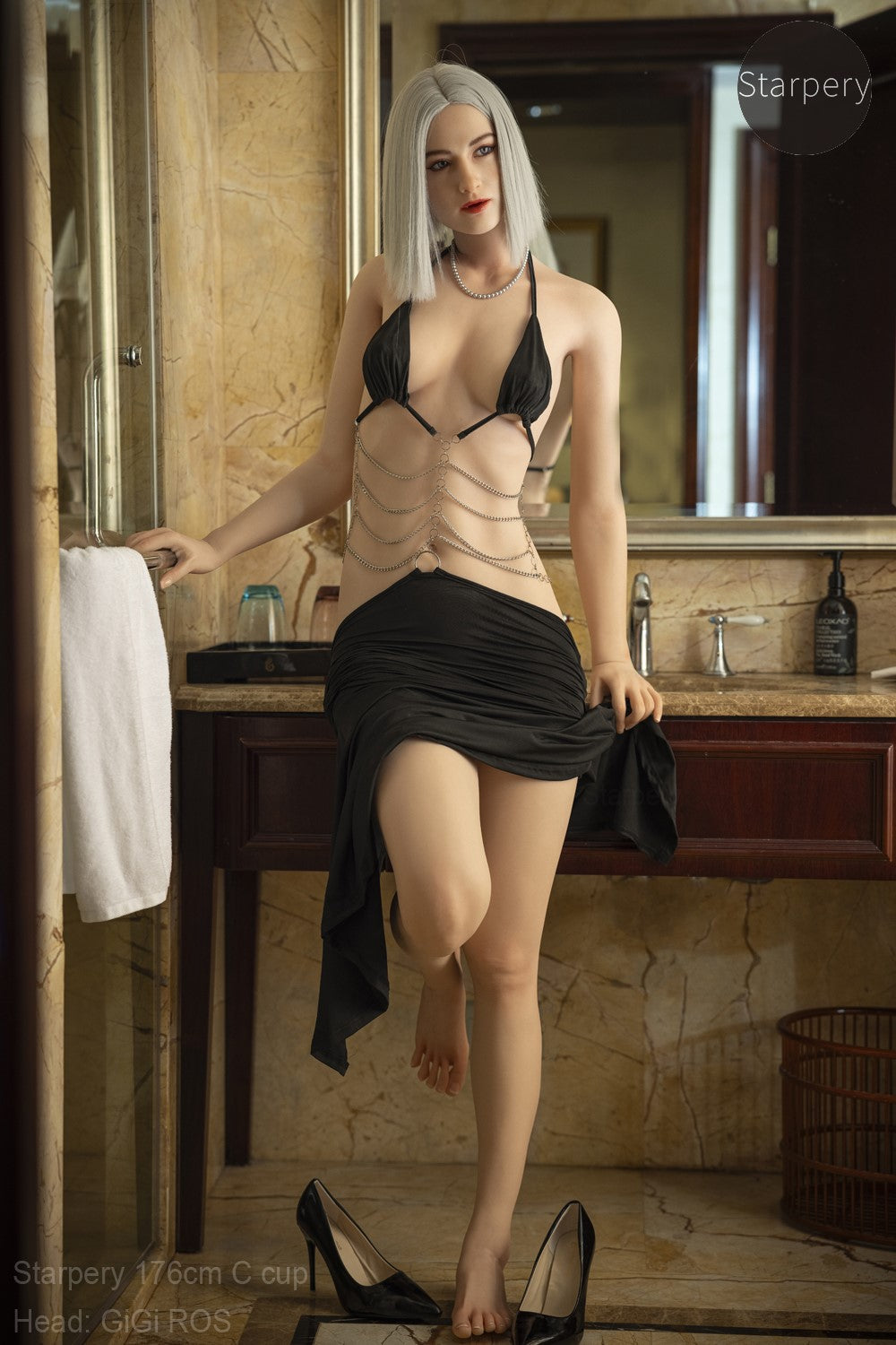 Lalka seksu Gigi (Starpery 176cm C-cup TPE + silikon)