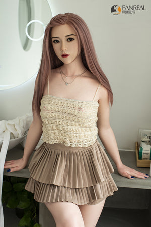 Lalka qian sex (FanReal Doll 158 cm B-cup Silikon)