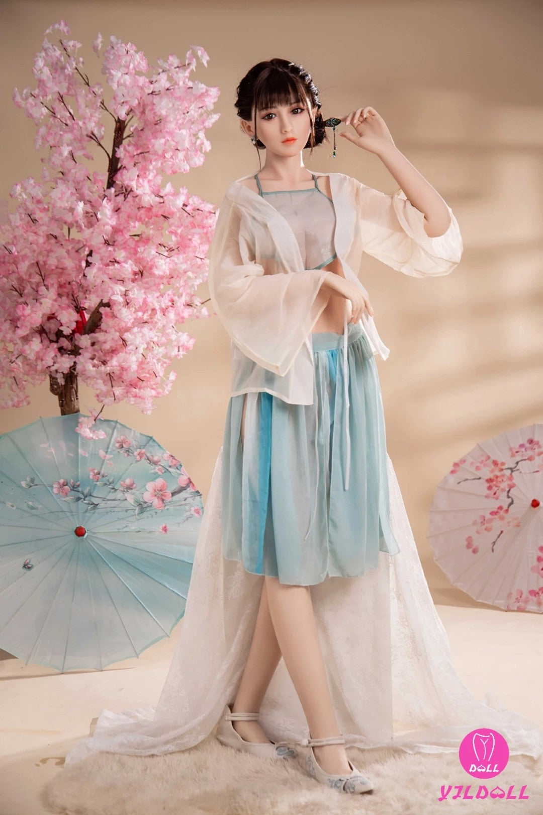 Lalka seksu Zahra (YJL Doll 165cm D-cup #262 TPE + silikon)