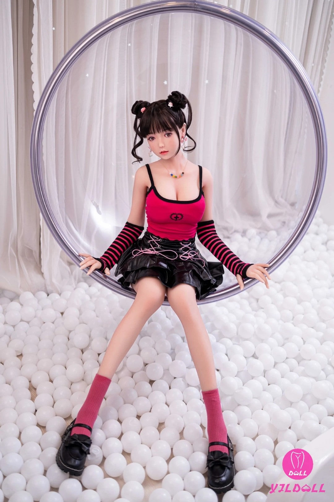 Lalka seksu Aileen (YJL Doll 148cm D-cup #386 TPE + silikon)