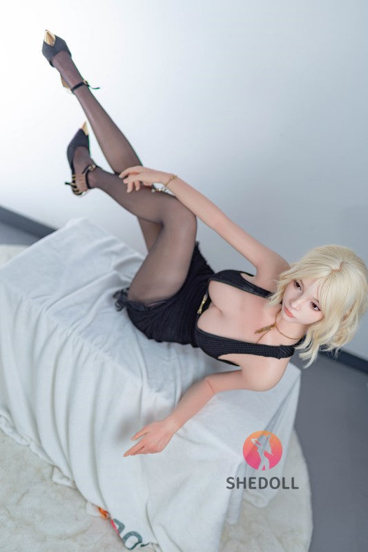 Różowa lalka seksu (SHEDOLL 158cm C-cup #SH098 2.0 Silikon)