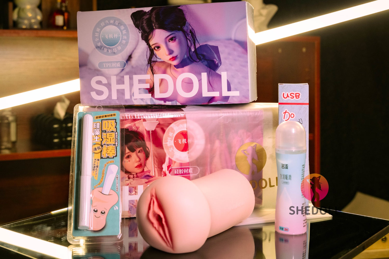 Realistyczny Masturbator (SHEDOLL #SH160 Silikon i TPE)