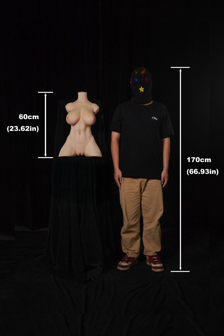 Lalka seksu tułowia 663 # (Climax Doll ULW 60cm F-cup silikon)