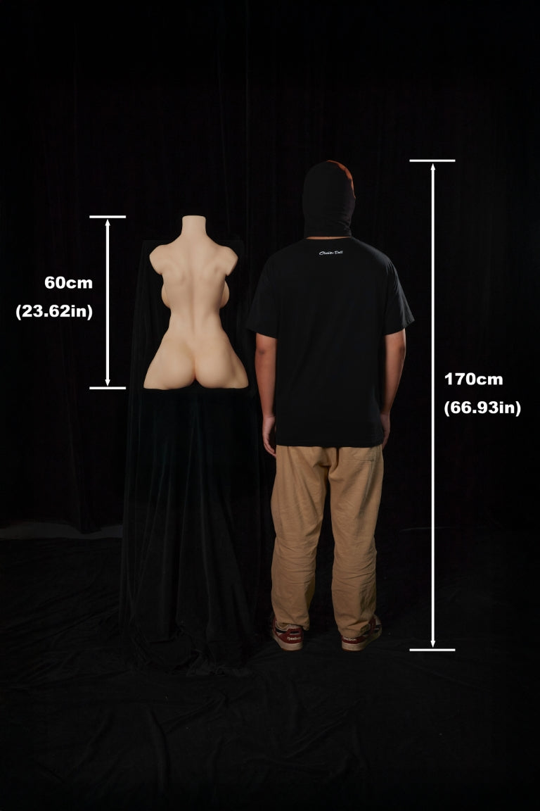 Lalka seksu tułowia 663 # (Climax Doll ULW 60cm F-cup silikon)