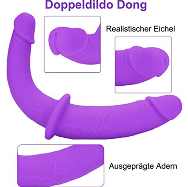 Podwójny pasek dildo włączony - przyjemność w obu kierunkach