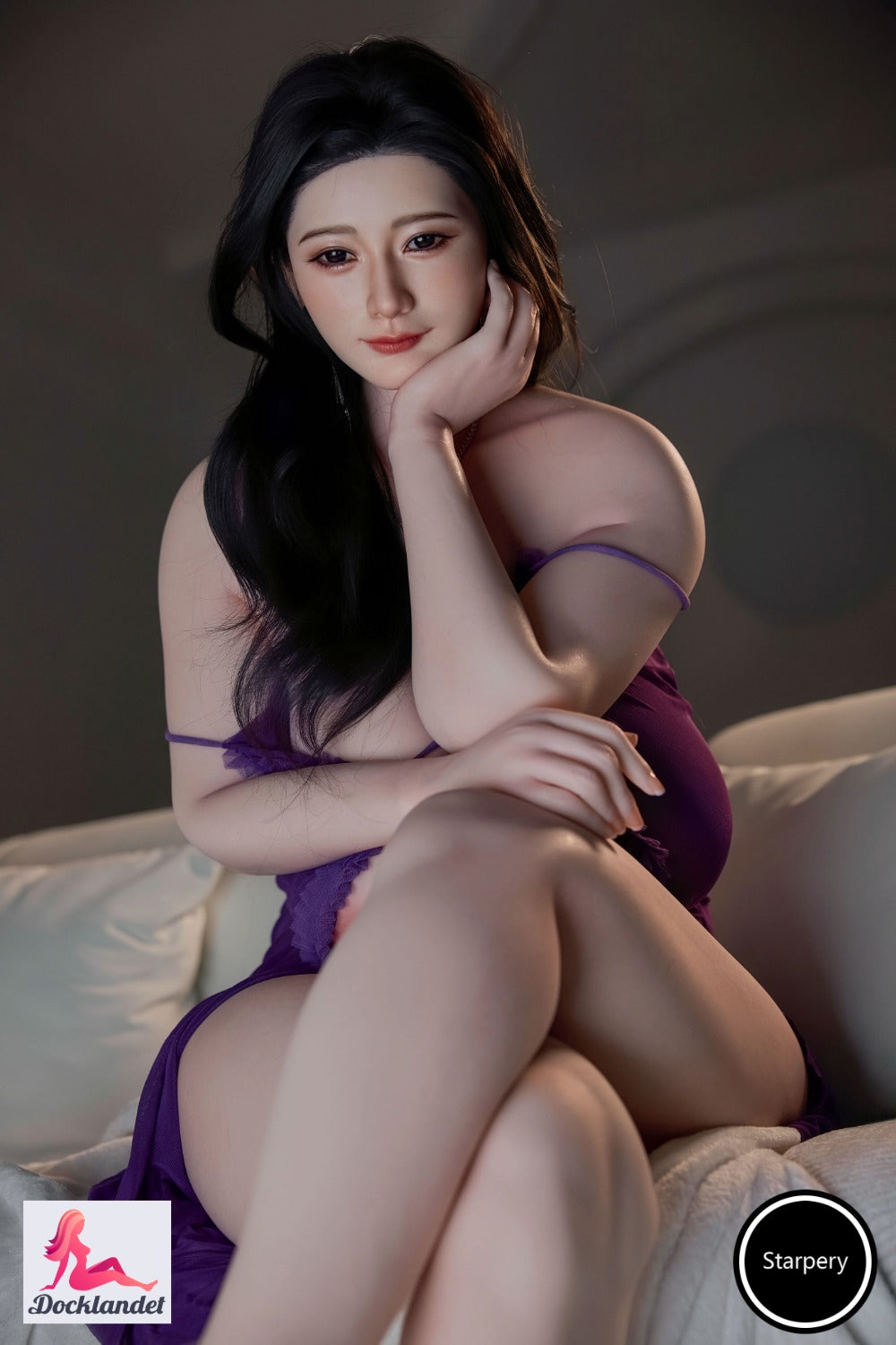 Hao Sexdocka (Starpery 168cm H-kupa TPE+Silikon) Asian BBW Doll
