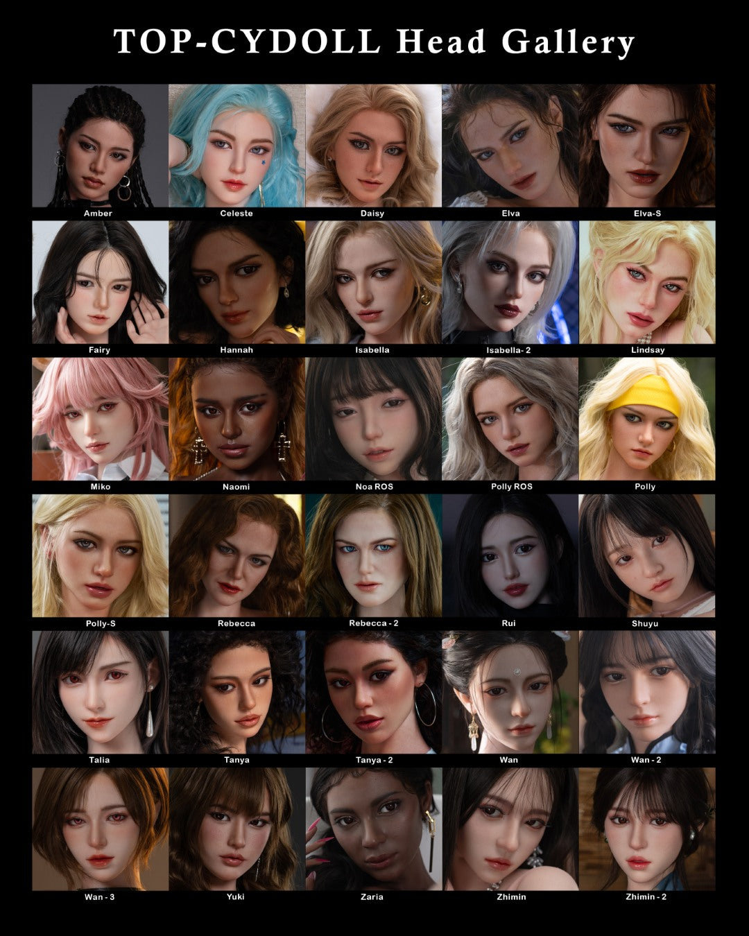 Dodatkowa głowa (TOP-CYDoll Oryginał silikonowy)