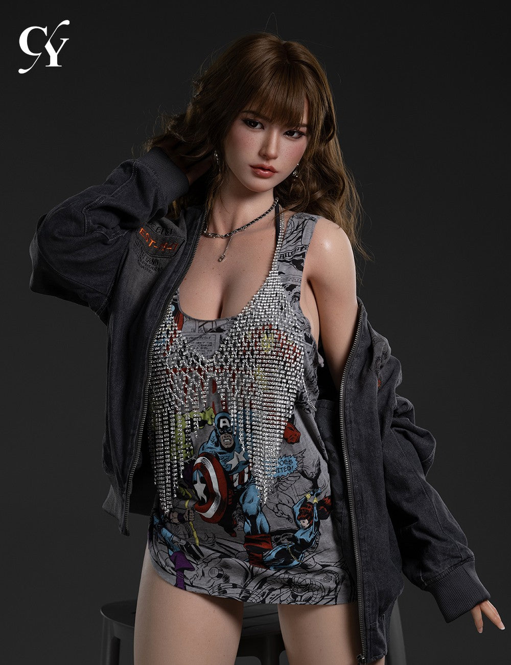 Lalka seksu Yuki (TOP CYDOLL 168cm F-cup TPE + silikon)