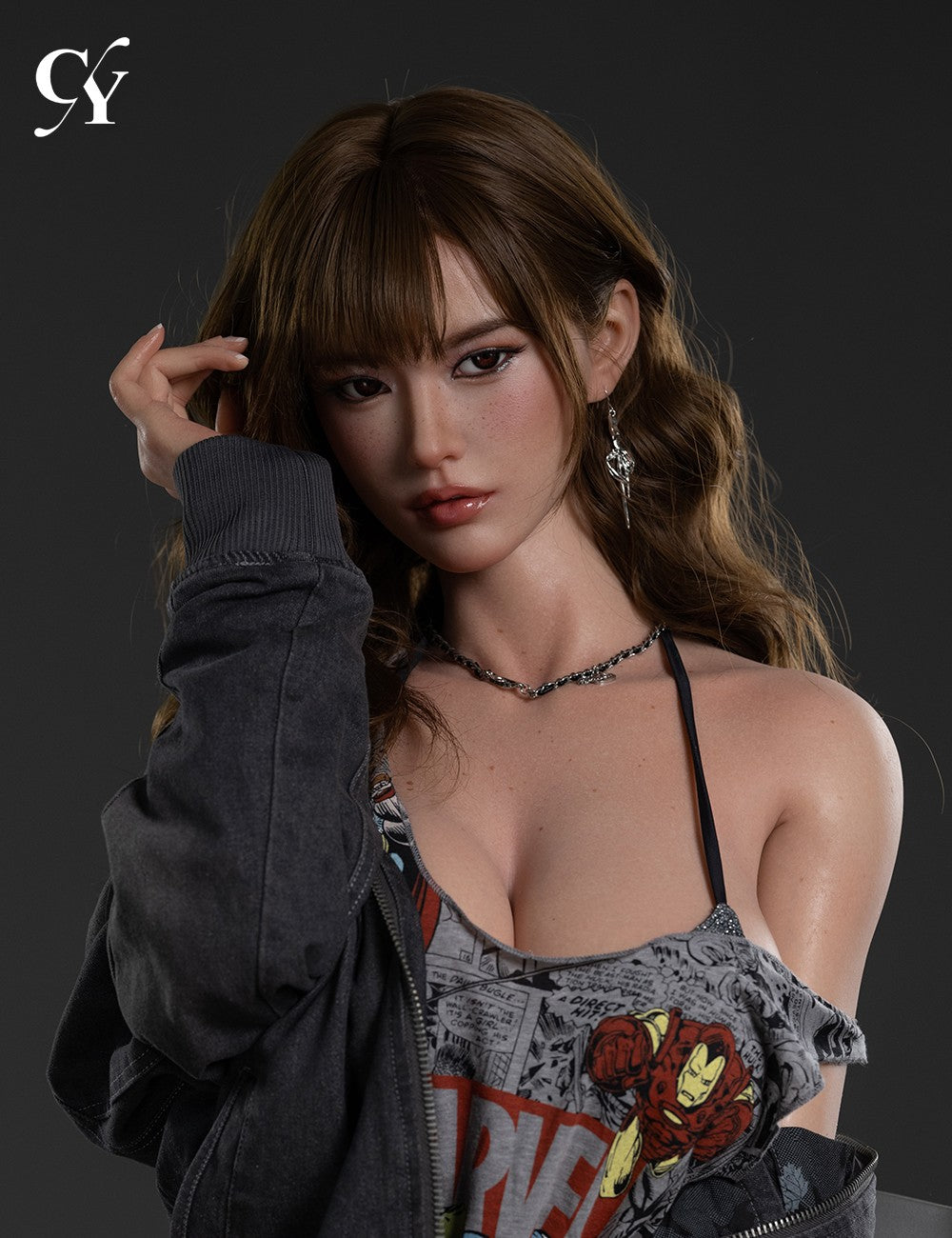 Lalka seksu Yuki (TOP CYDOLL 168cm F-cup TPE + silikon)