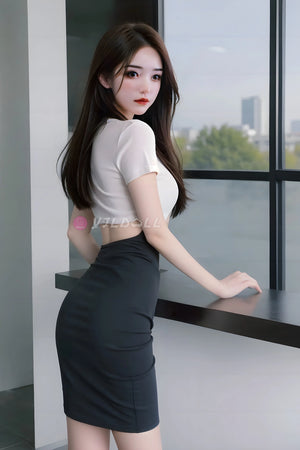 Wei ling sex lalka (YJL Doll 155 cm C-cup #879 silikon)