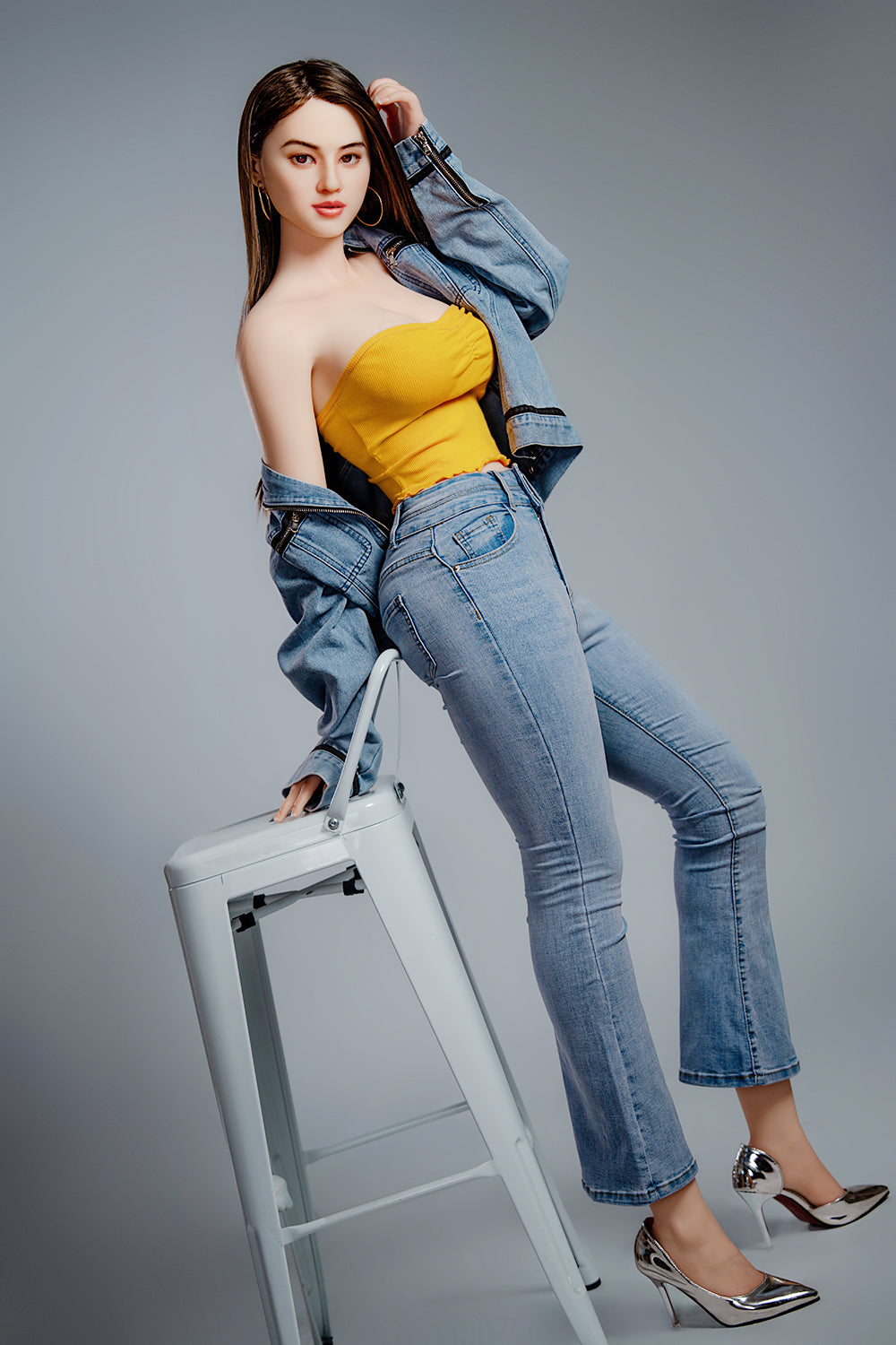 Kryształowa lalka seksu (HRDoll 165cm C-cup #R13 Silikon)