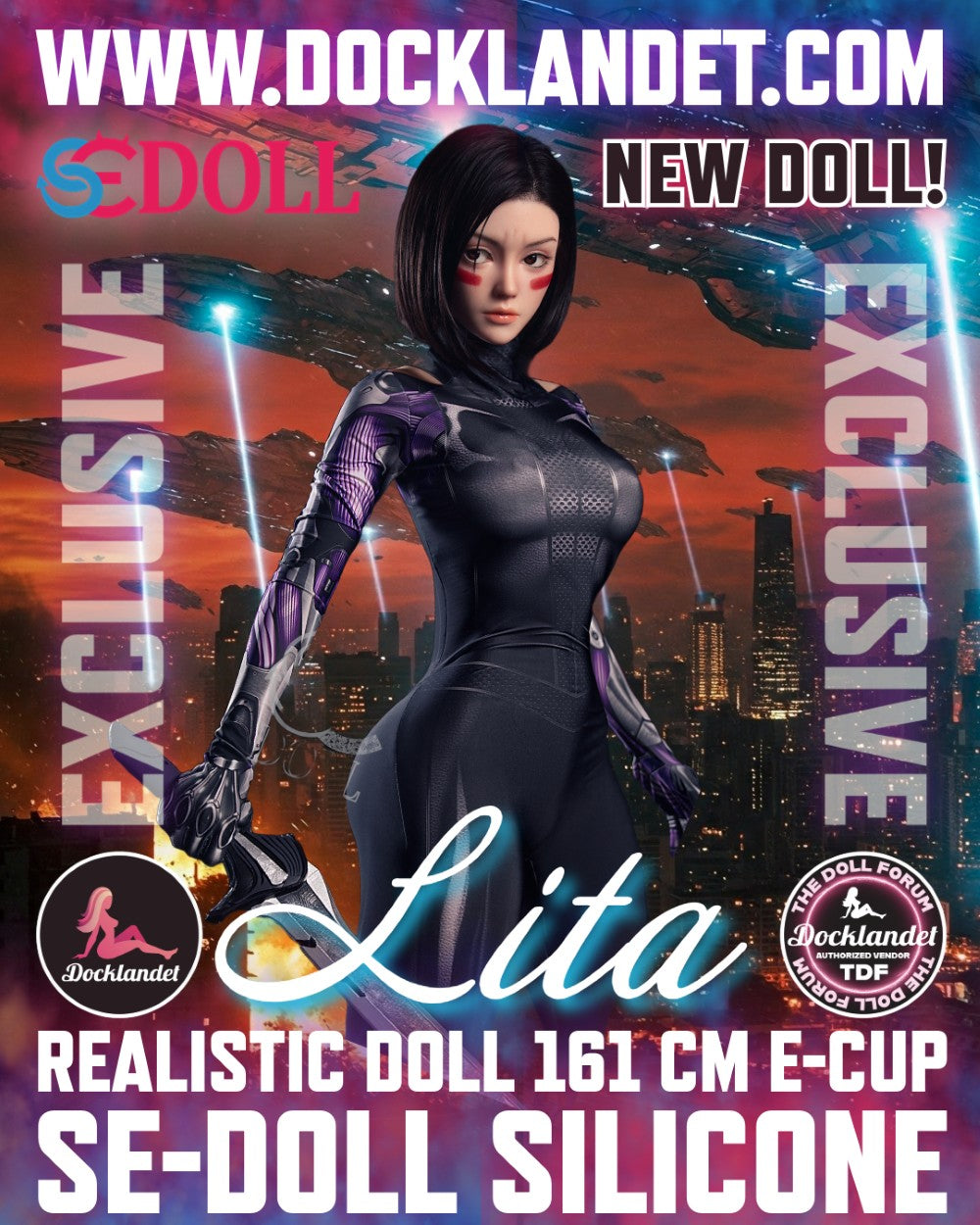 Lita.A "Alita" Sex doll (SEDoll 161cm E-cup #149SC silicone Pro)