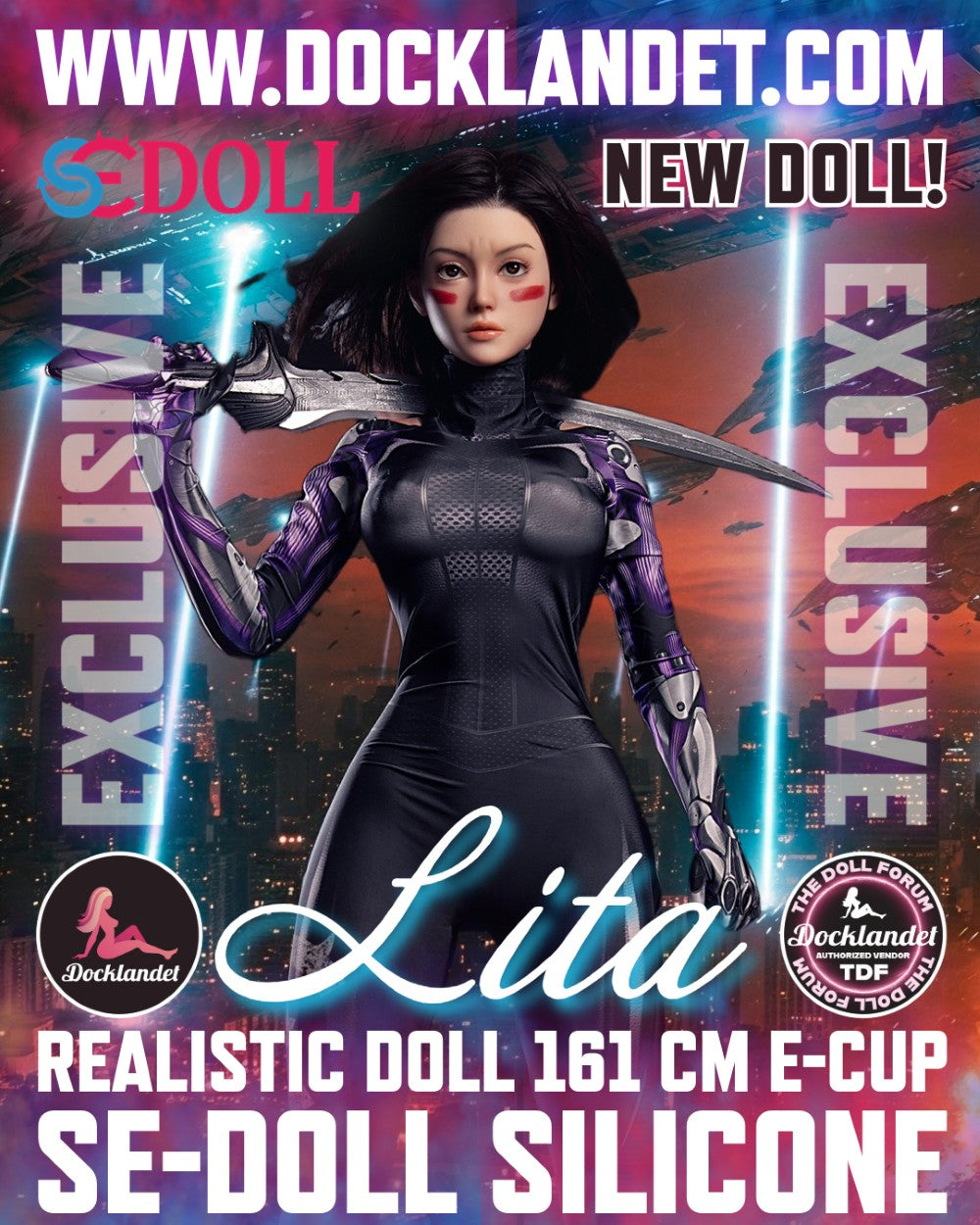 Lita.A "Alita" Sex doll (SEDoll 161cm E-cup #149SC silicone Pro)