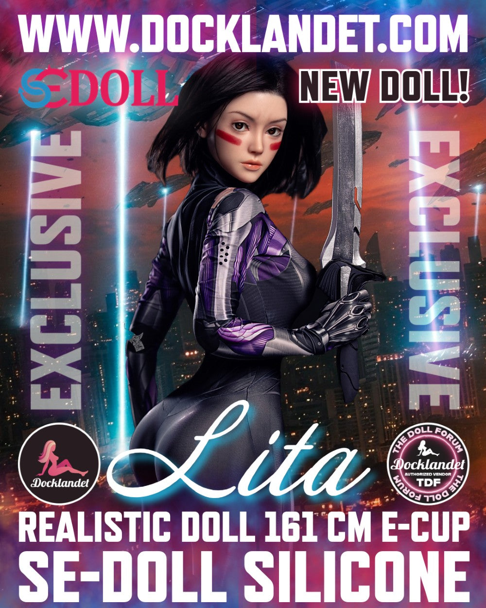 Lita.A "Alita" Sex doll (SEDoll 161cm E-cup #149SC silicone Pro)