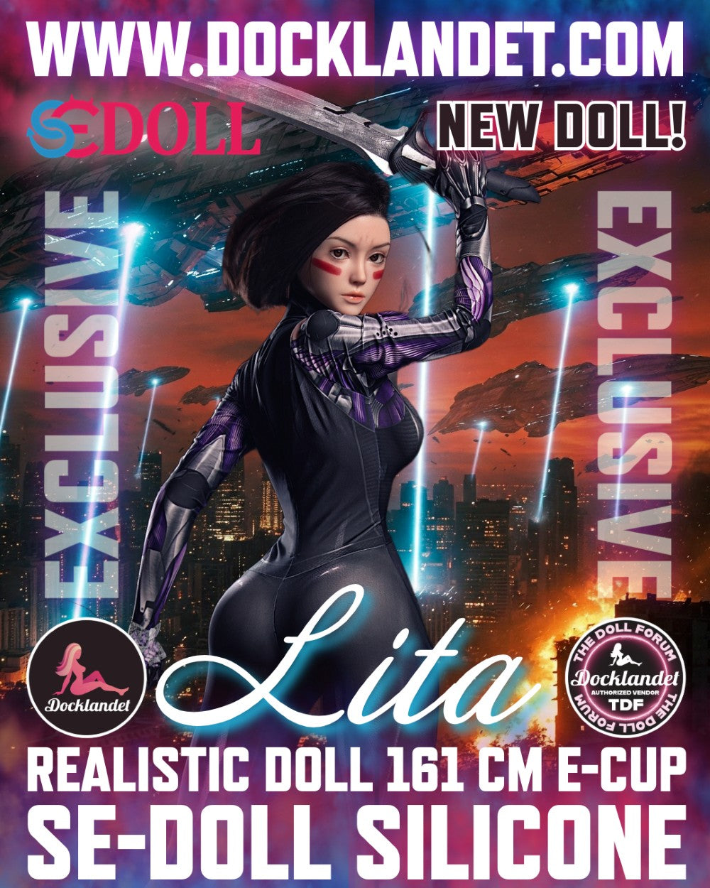 Lita.A "Alita" Sex doll (SEDoll 161cm E-cup #149SC silicone Pro)