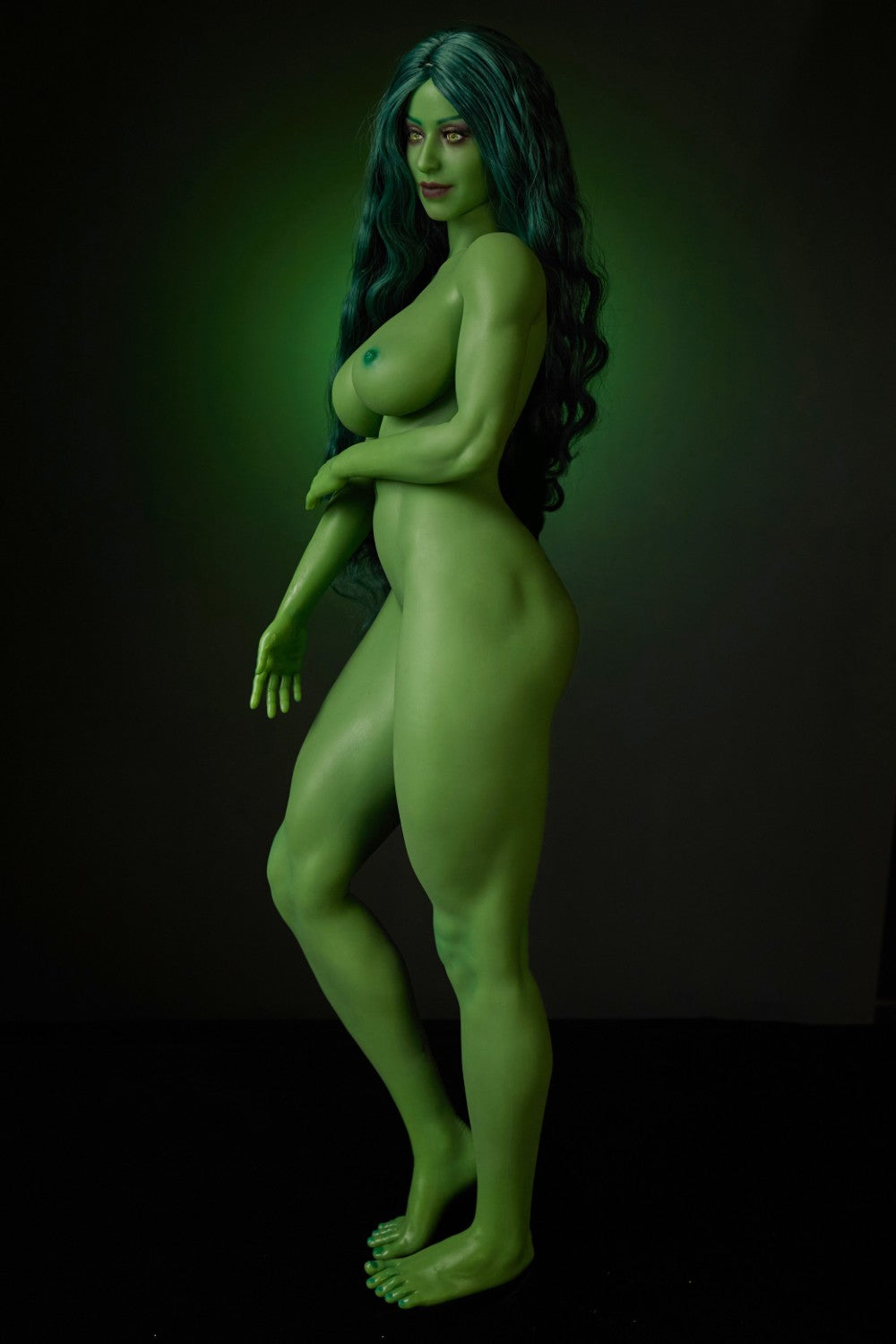 She Hulk Sexdocka (Climax Doll Mini 70cm D-kupa Silikon)
