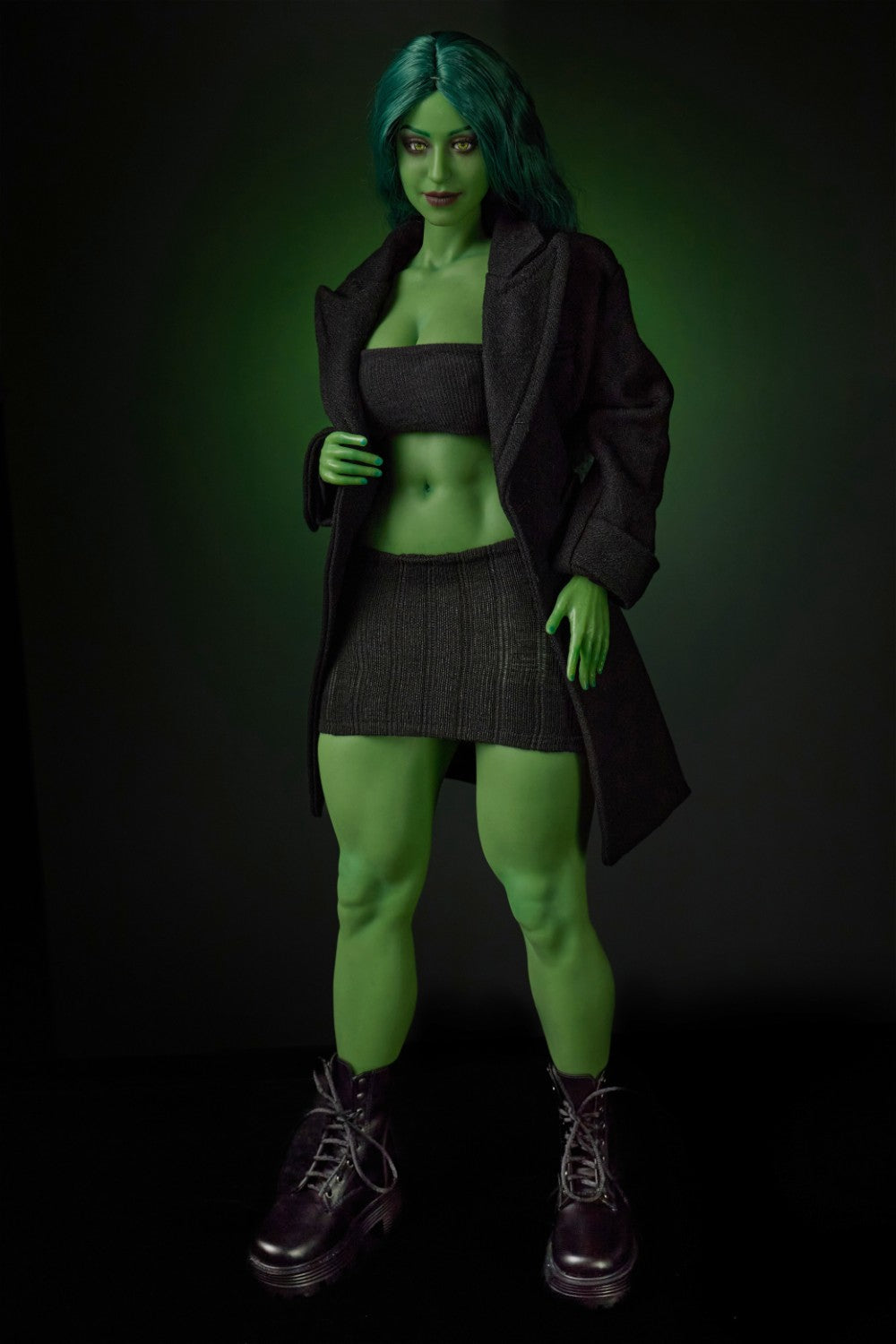 She Hulk Sexdocka (Climax Doll Mini 70cm D-kupa Silikon)