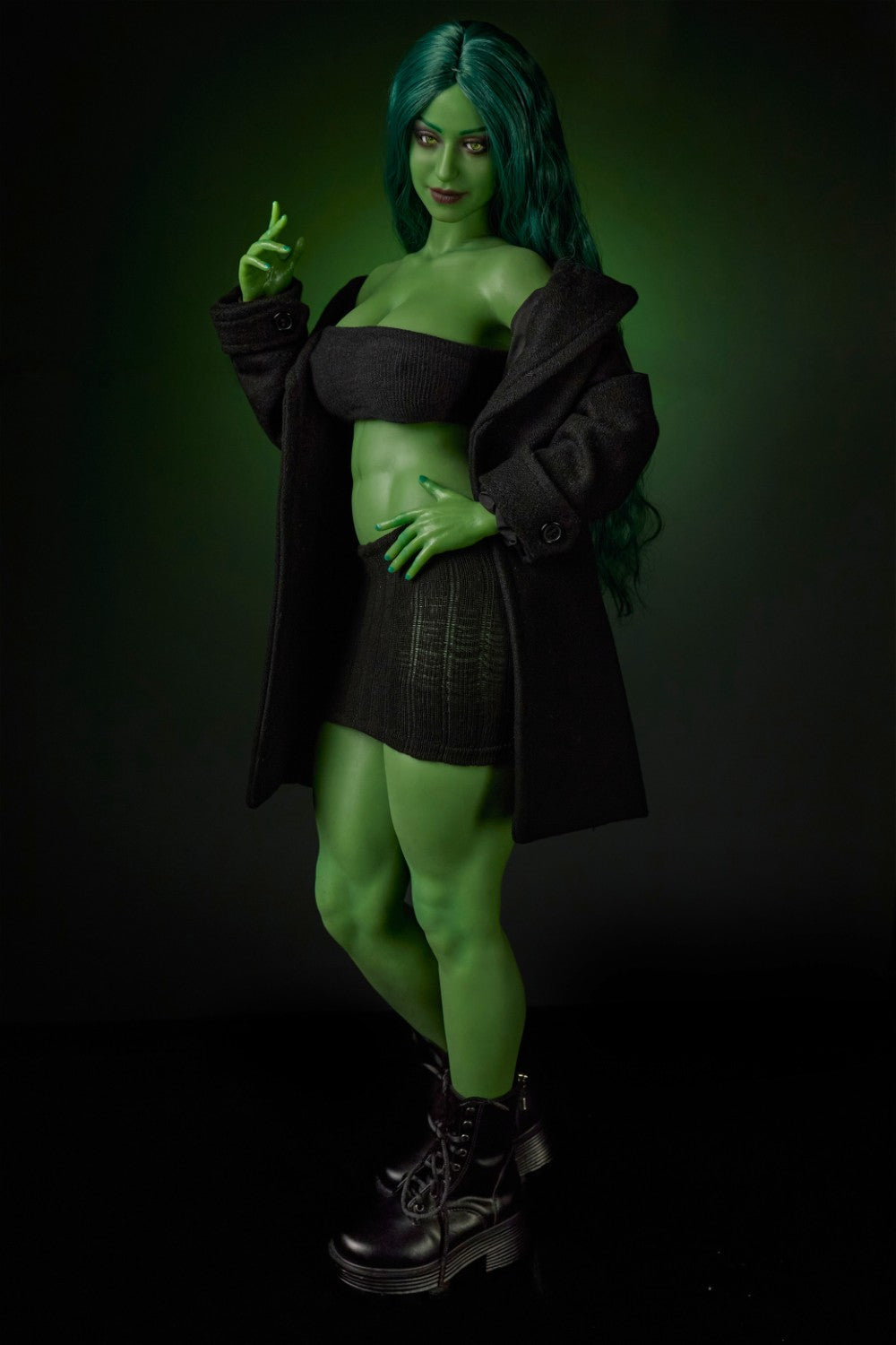 She Hulk Sexdocka (Climax Doll Mini 70cm D-kupa Silikon)