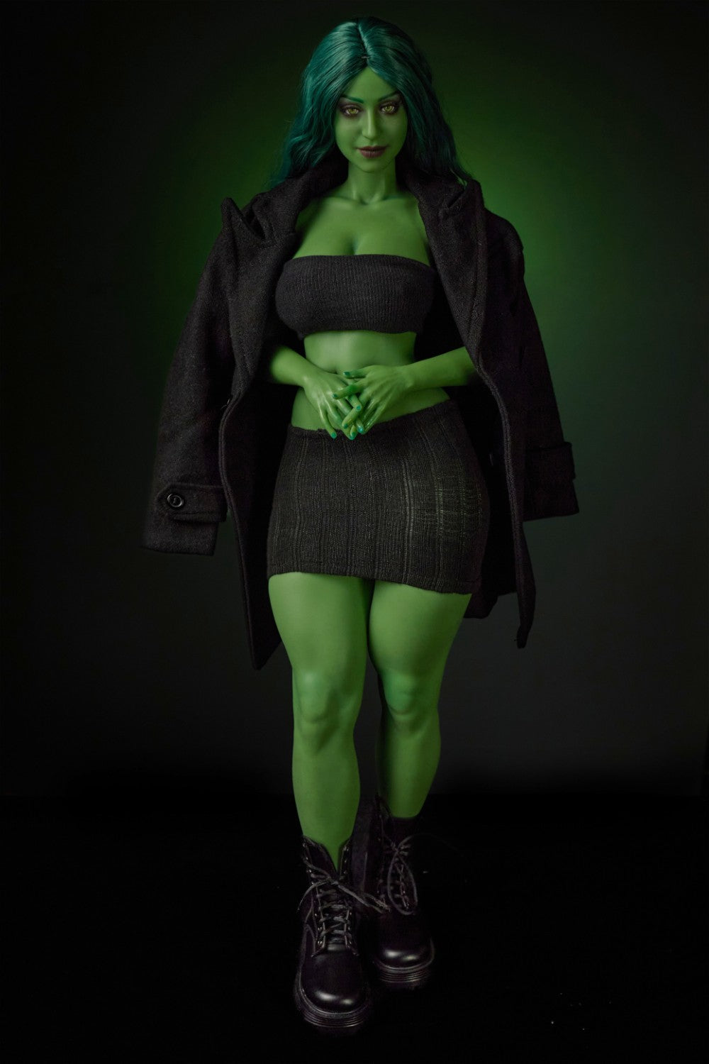 She Hulk Sexdocka (Climax Doll Mini 70cm D-kupa Silikon)