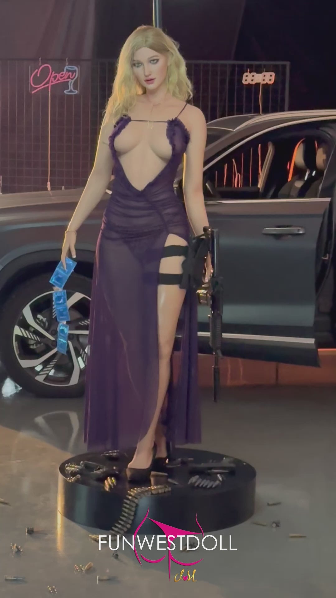 Skylar lalka seksu (FunWest Doll 168cm D-cup #044S RST Silikon)