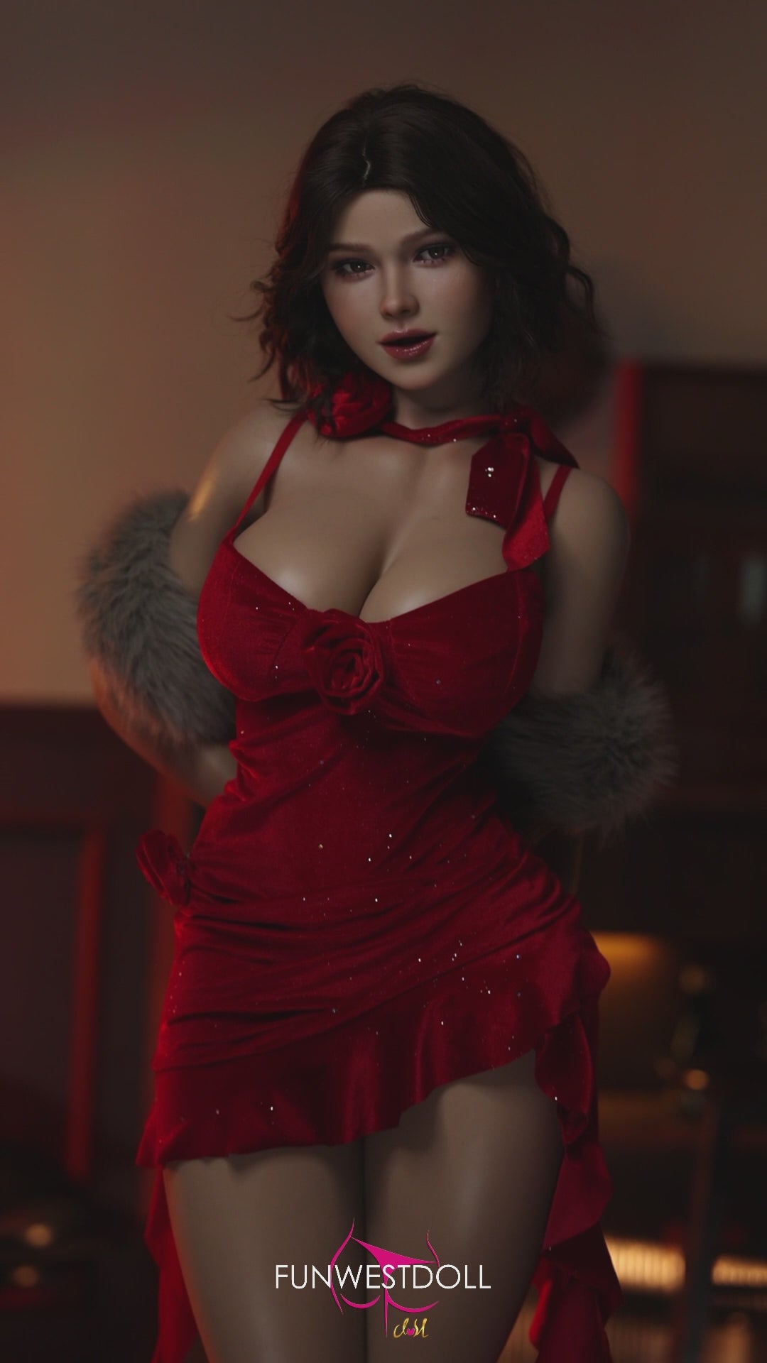 Rose Sex Doll (FunWest Doll 157 cm g-cup #043SJ Silikon)