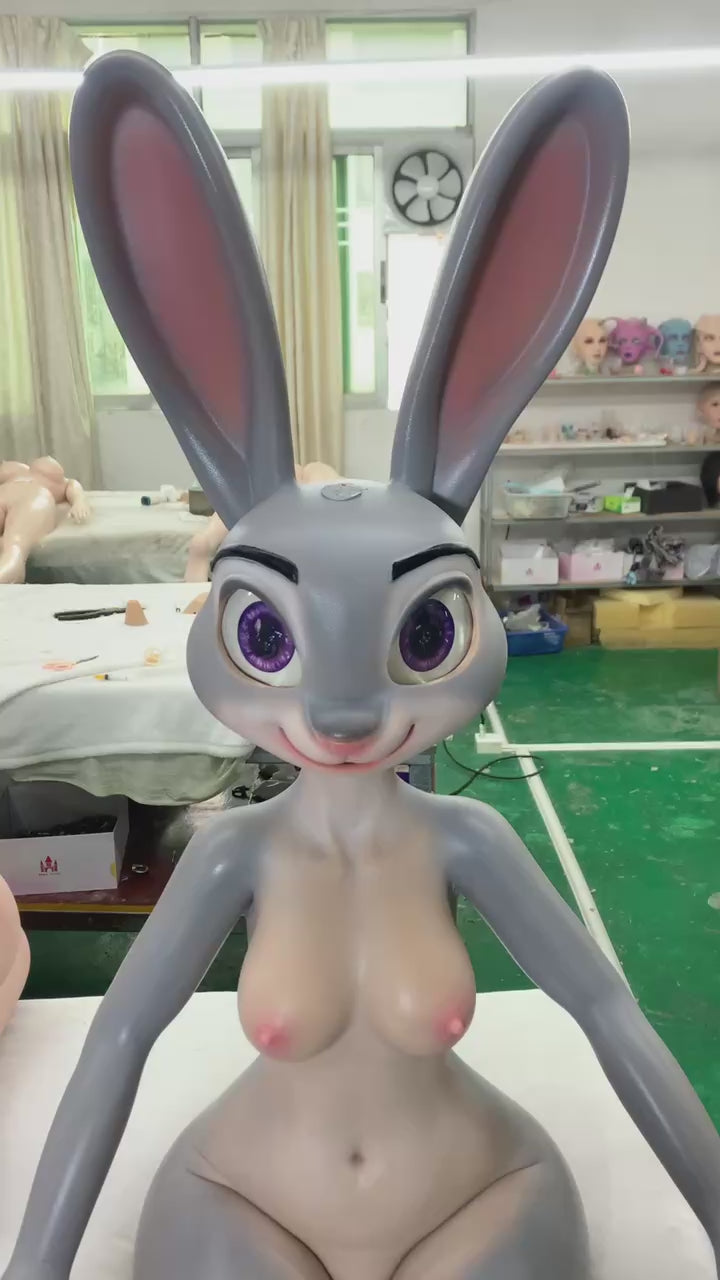 Rabbitie Sexdocka (Dolls Castle 120cm C-Kupa Silikon) EXPRESS