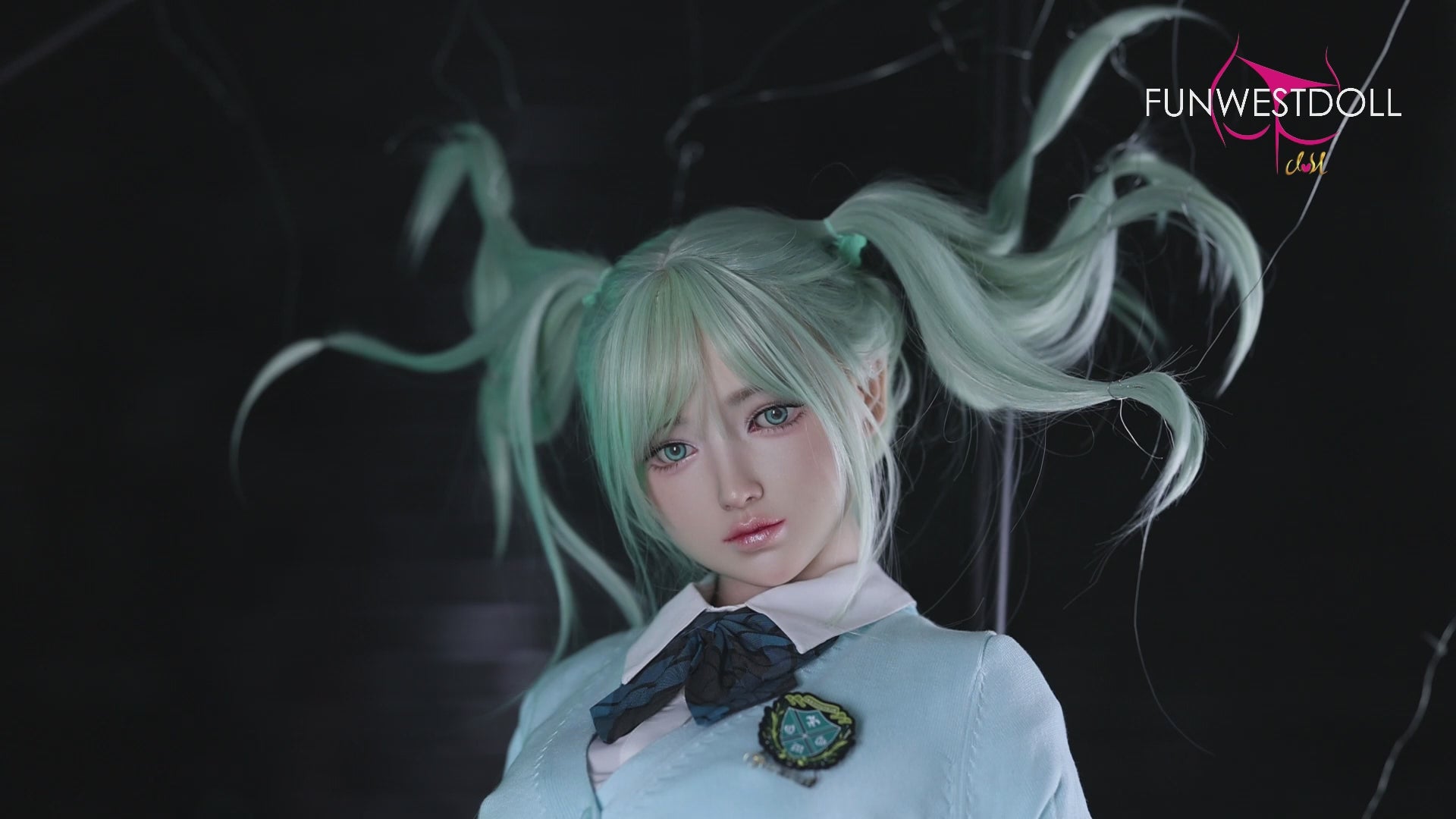 Hatsune Miko Sex Doll (FunWest Doll 159 cm a-cup #041S silikon)