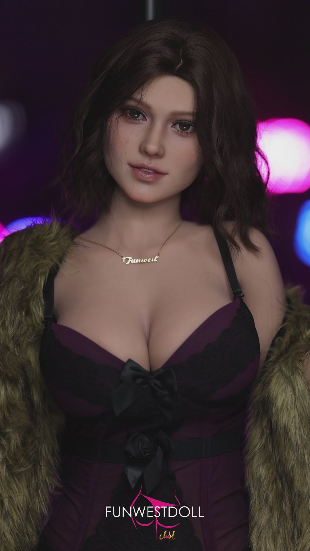 Różowa lalka seksu (FunWest Doll 162cm F-cup #043 TPE)