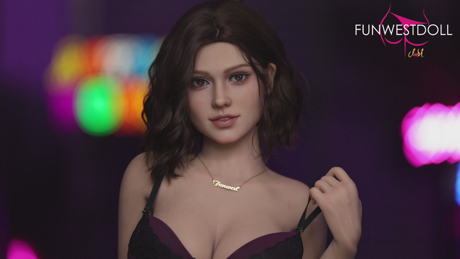 Różowa lalka seksu (FunWest Doll 162cm F-cup #043 TPE)