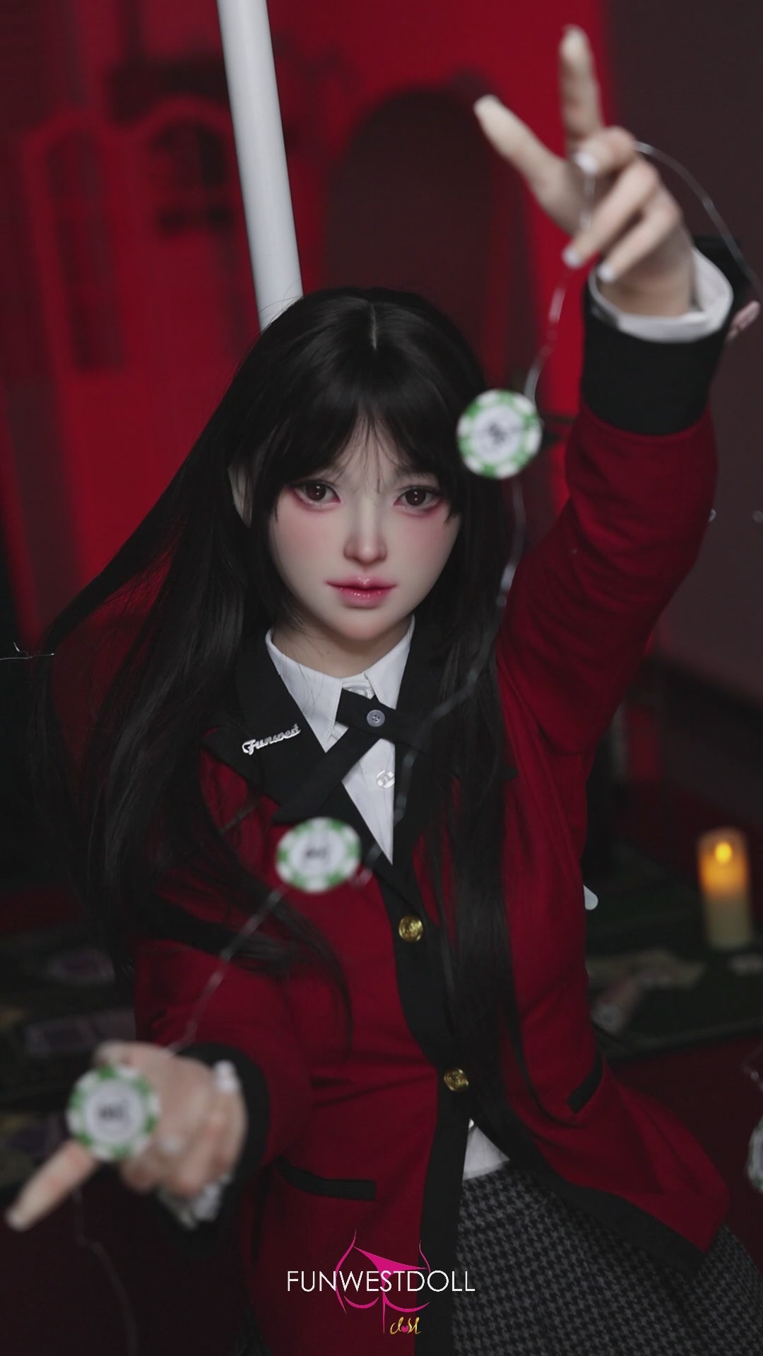 Lalka erotyczna Yumeko Jabami (FunWest Doll 159cm A-cup #038S Silikon)