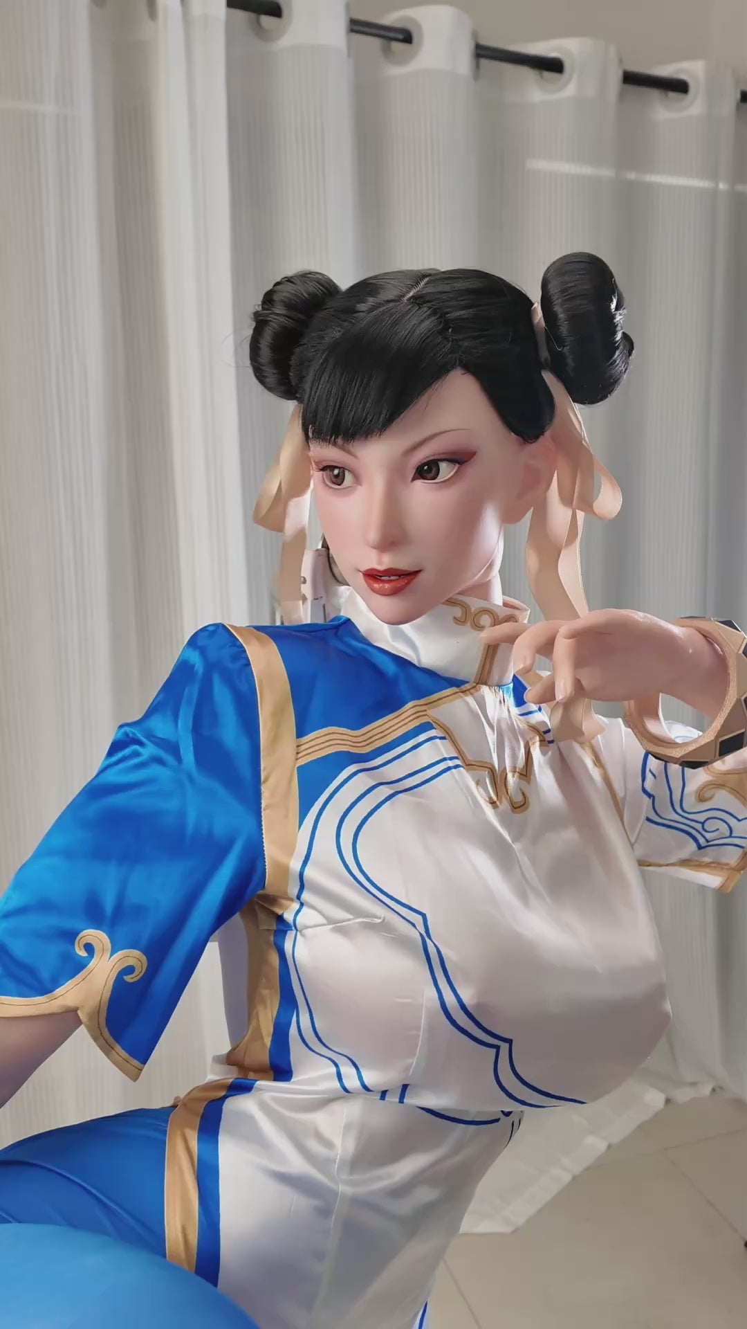 Lalka seksu Chun Li (Game Lady 169cm F-cup Nr 47-1 Silikon)