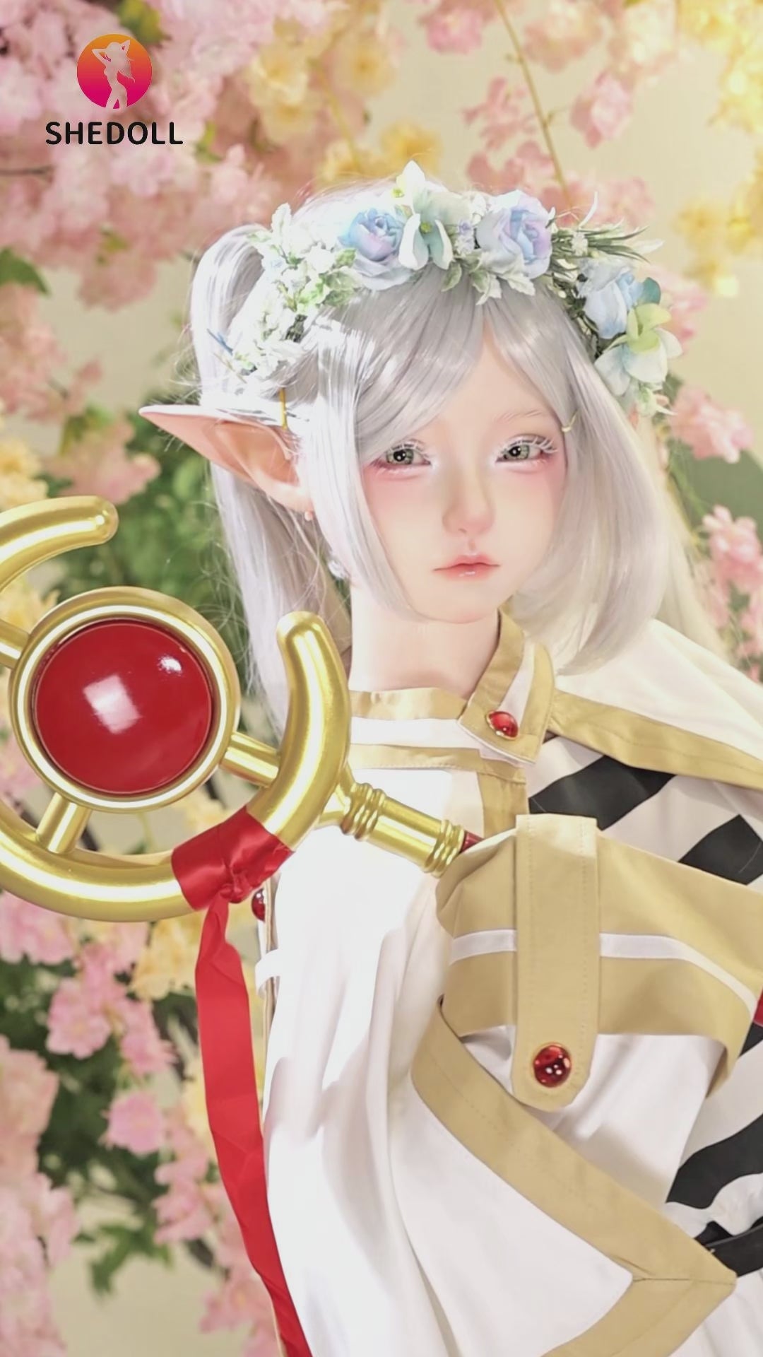 Lalka seksu z zalotnikiem (SHEDOLL 145cm G-cup #SH225 Silikon)