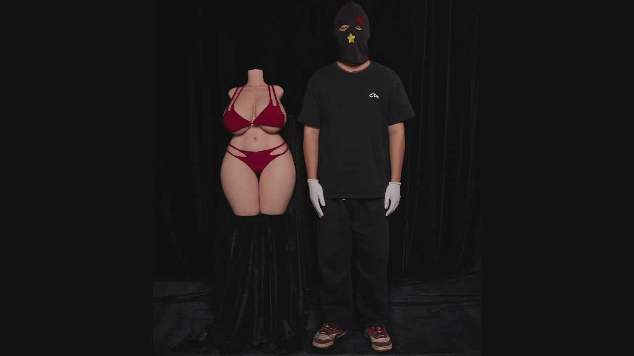 BBW Torso Sex doll (Climax Doll ULW 80cm K-cup silicone)