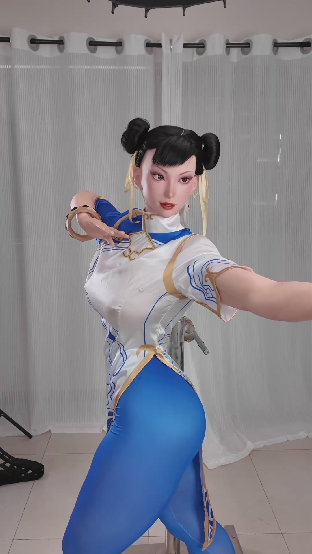 Lalka seksu Chun Li (Game Lady 169cm F-cup Nr 47-1 Silikon)