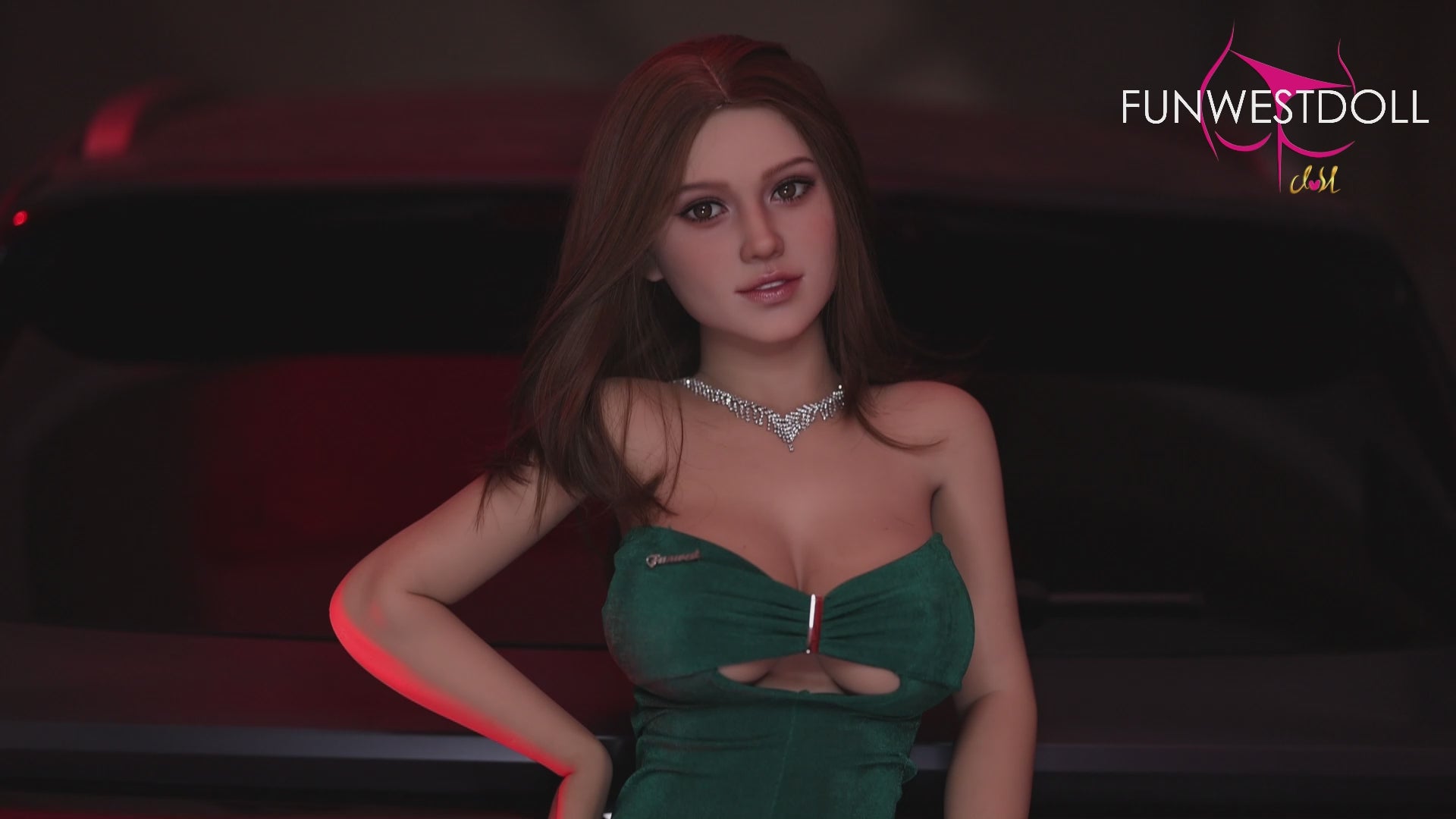 Rose Sex Doll (FunWest Doll 155 cm f-cup #043 S-TPE) EXPRESS