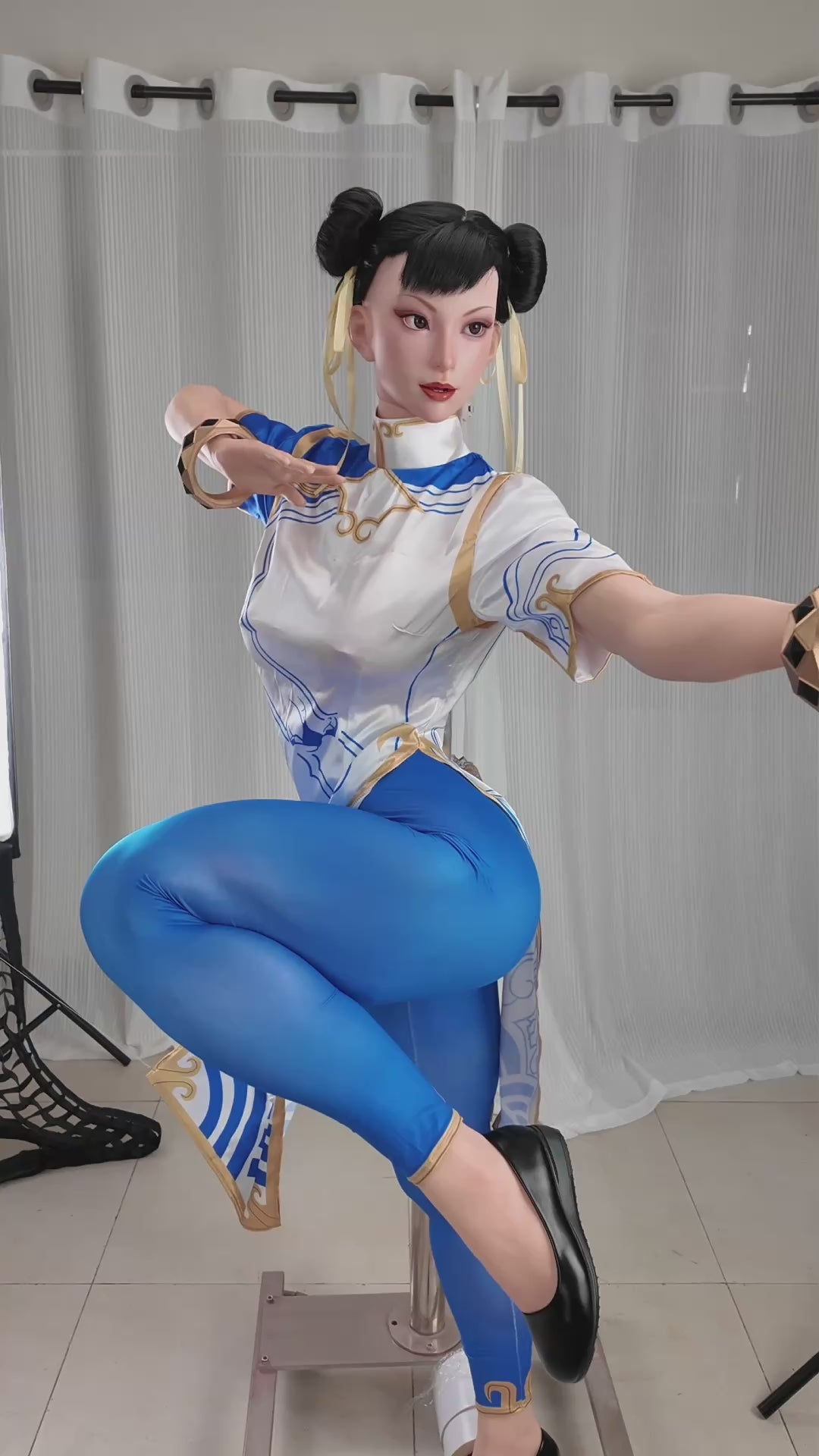 Lalka seksu Chun Li (Game Lady 169cm F-cup Nr 47-1 Silikon)