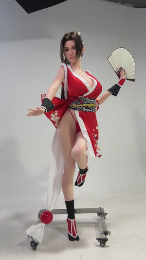 Lalka seks Mai Shiranui (Game Lady 165 cm G-cup Nr 28 silikon)