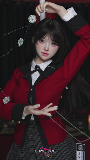 Lalka seks yumeko jabami (FunWest Doll 159 cm a-cup #038S silikon)