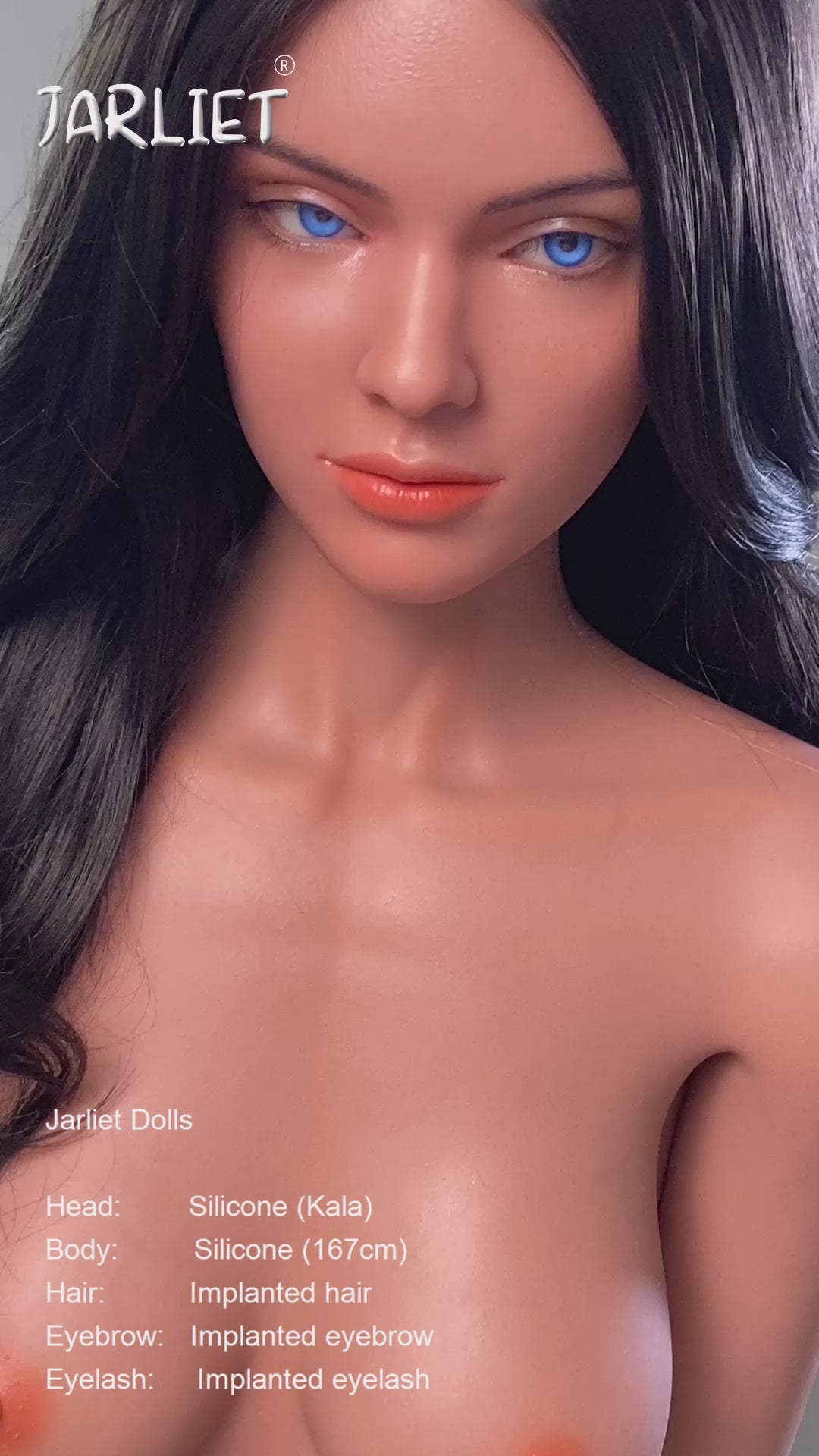 Bald Sex doll (Jarliet 167cm B-cup silicone)