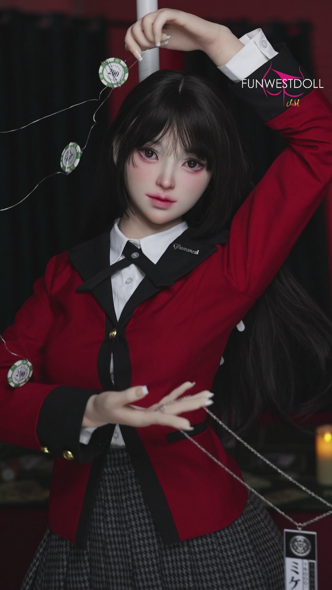 Lalka erotyczna Yumeko Jabami (FunWest Doll 159cm A-cup #038S Silikon)