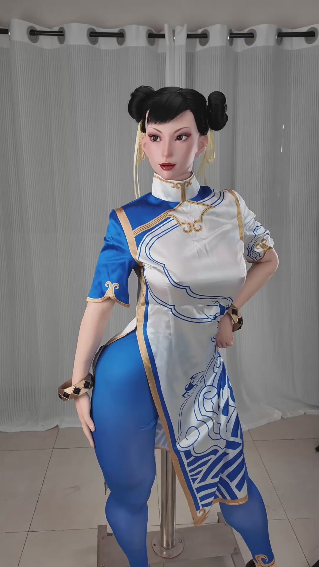 Lalka seksu Chun Li (Game Lady 169cm F-cup Nr 47-1 Silikon)