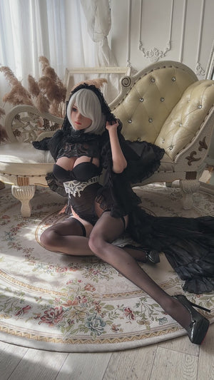 Yorha 2b sex doll (Game Lady 171cm Ecup No.18 silicone)