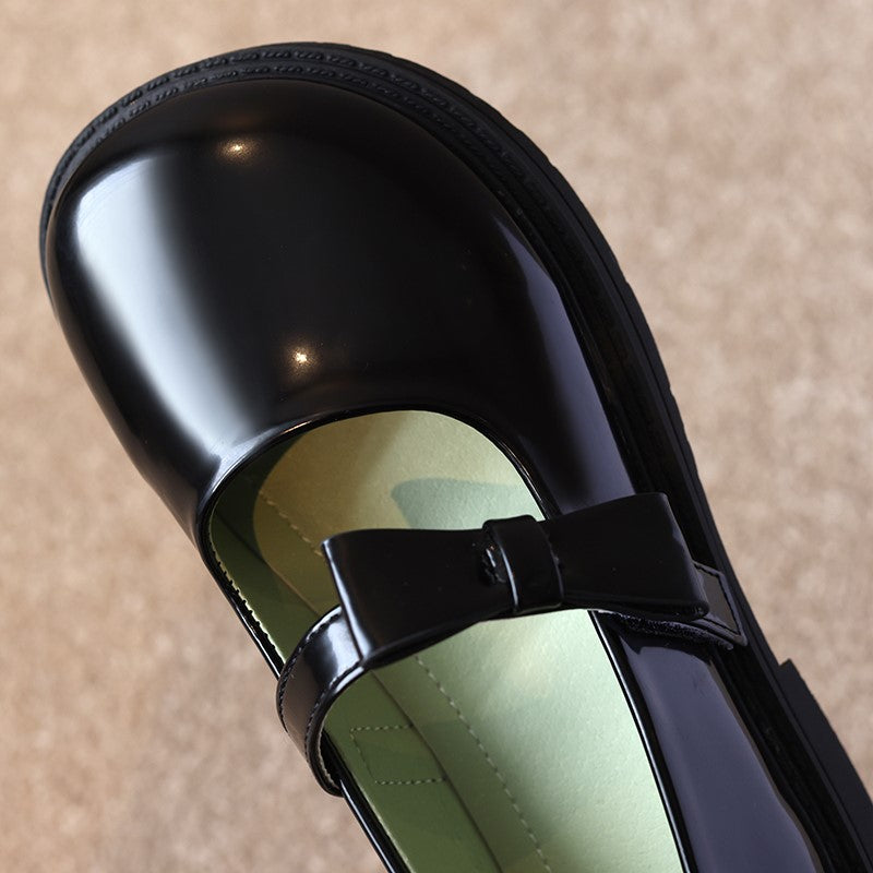 Buty dla lalki erotycznej (czarne, lakierowane)