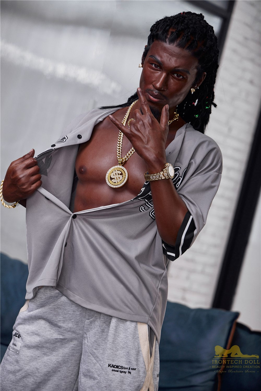 Lalka płci męskiej Billa (Irontech Doll 170 cm M7 Silikon)